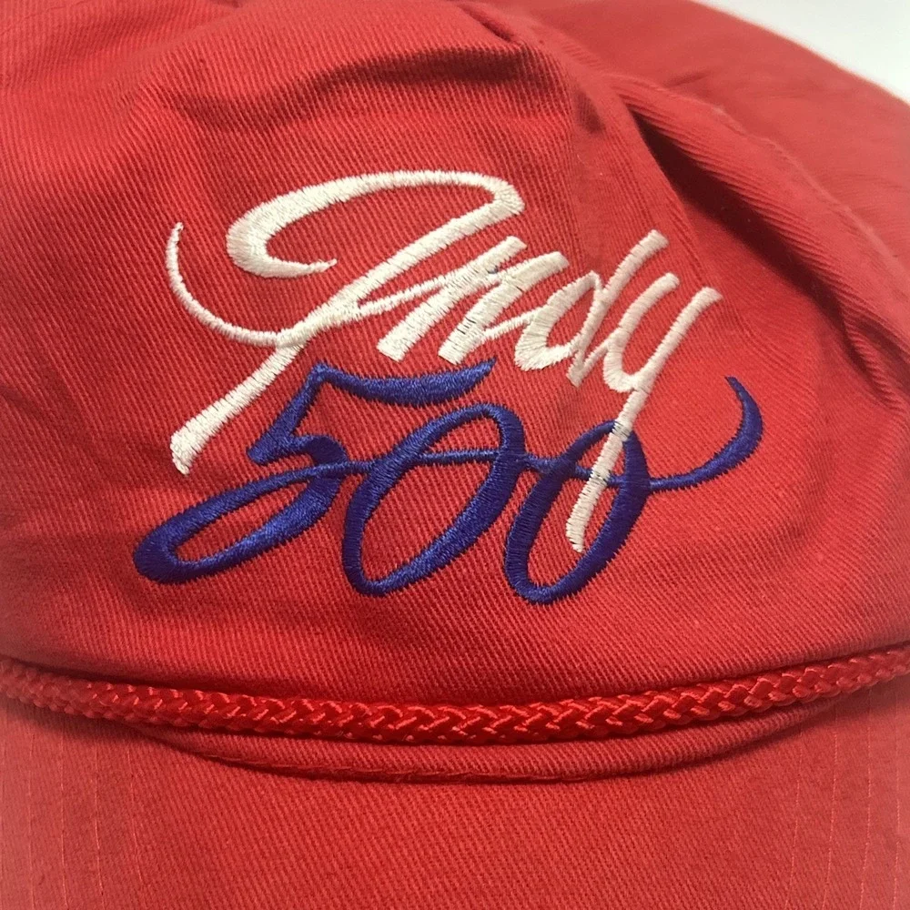Vintage Indianapolis 500 Hat Red Indy 500 Indy Car